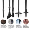 Super Light Carbon Fiber Trekking Poles Foldable 4-Sections Hiking Sticks Climbing Poles Collapsible Walking Sticks 6