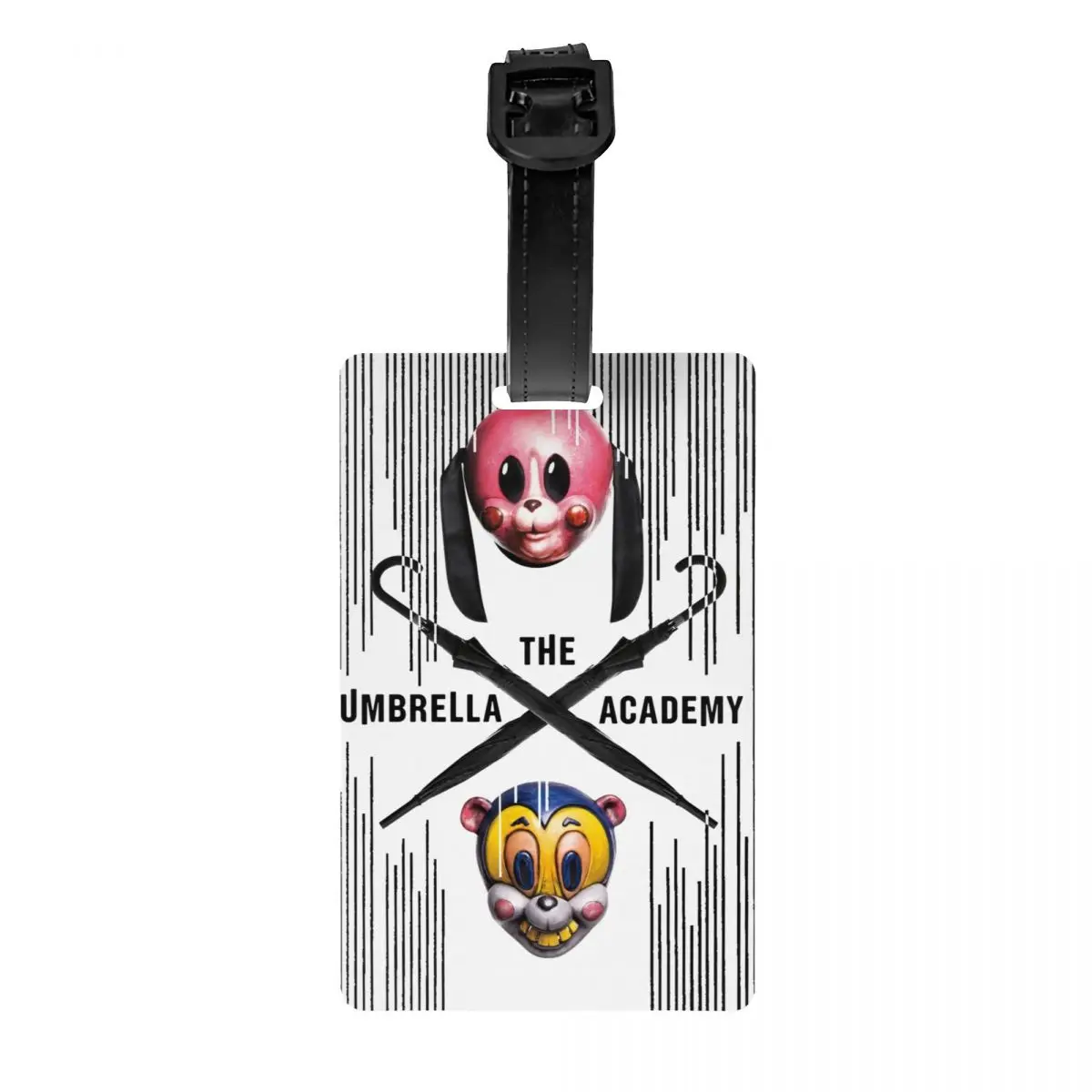 

Custom The Umbrella Academy Luggage Tag With Name Card TV Show Privacy Cover ID Label for Travel Bag Suitcase