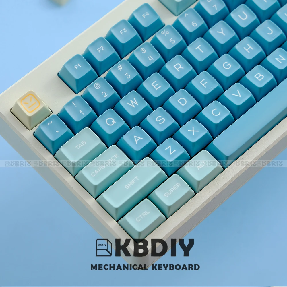 KBDiy-Custom Sea Salt Lemon Keycap, 160 Key