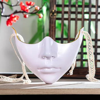Maschera mezza faccia per travestimento Maschera decorativa per carnevale Maschera per vestire Maschera per occhi in maschera traspirante per donne per discoteche
