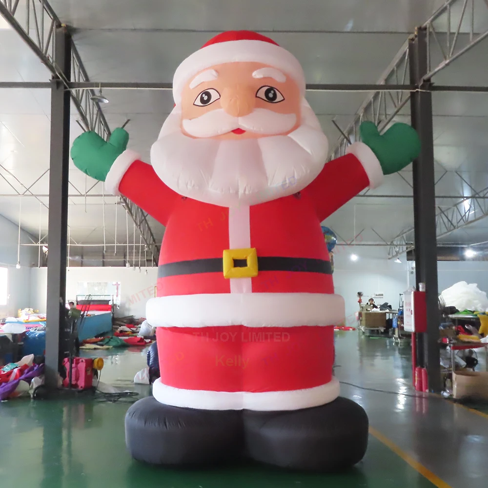 

Free Shipping 4m/6m/8m Custom Made Giant Inflatable Santa Claus Cartoon for Christmas Advertising Promotion