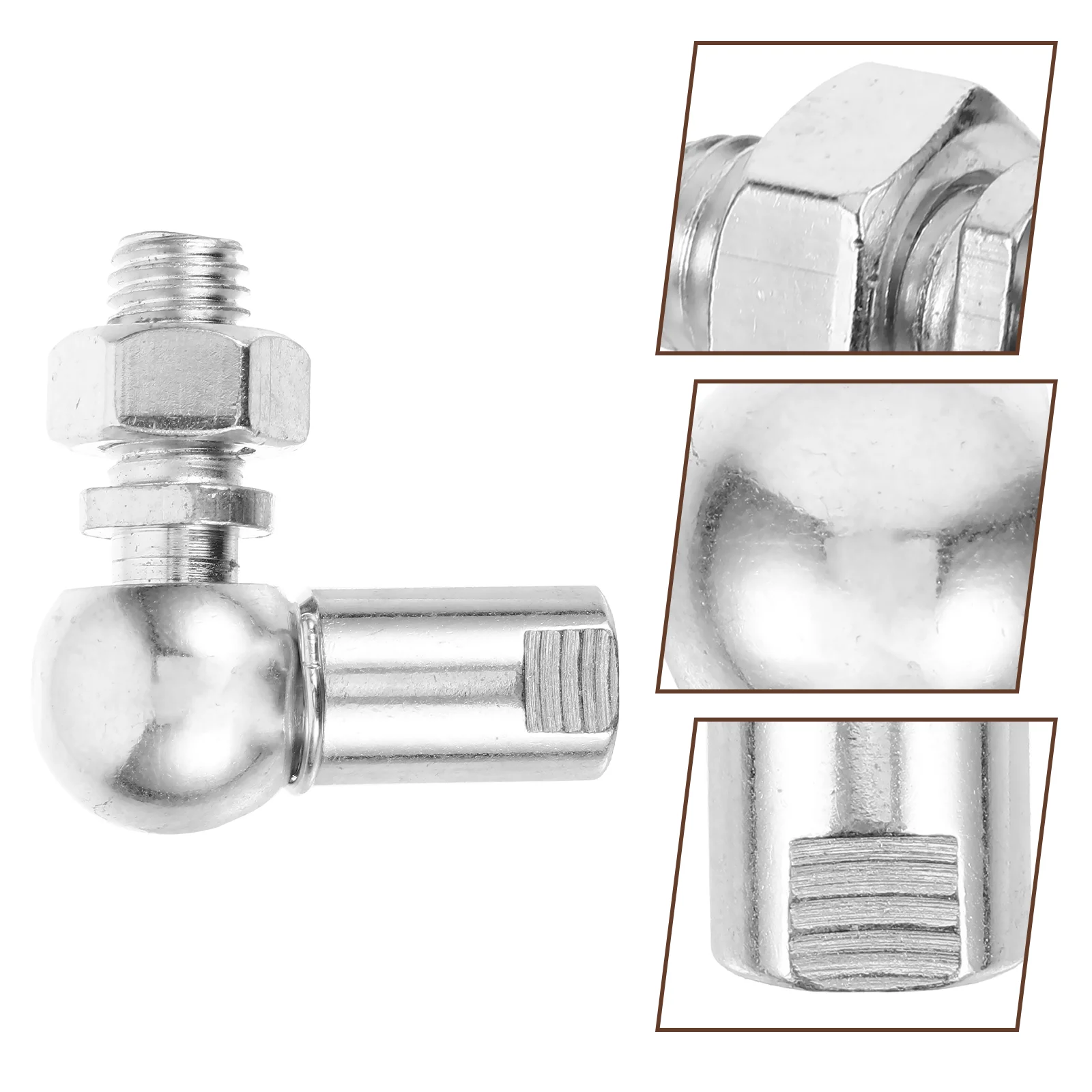 

Universal Tie Rod Ball Head Link Ends Joint Heads Bearing Outer Rods Carbon Steel Bracket