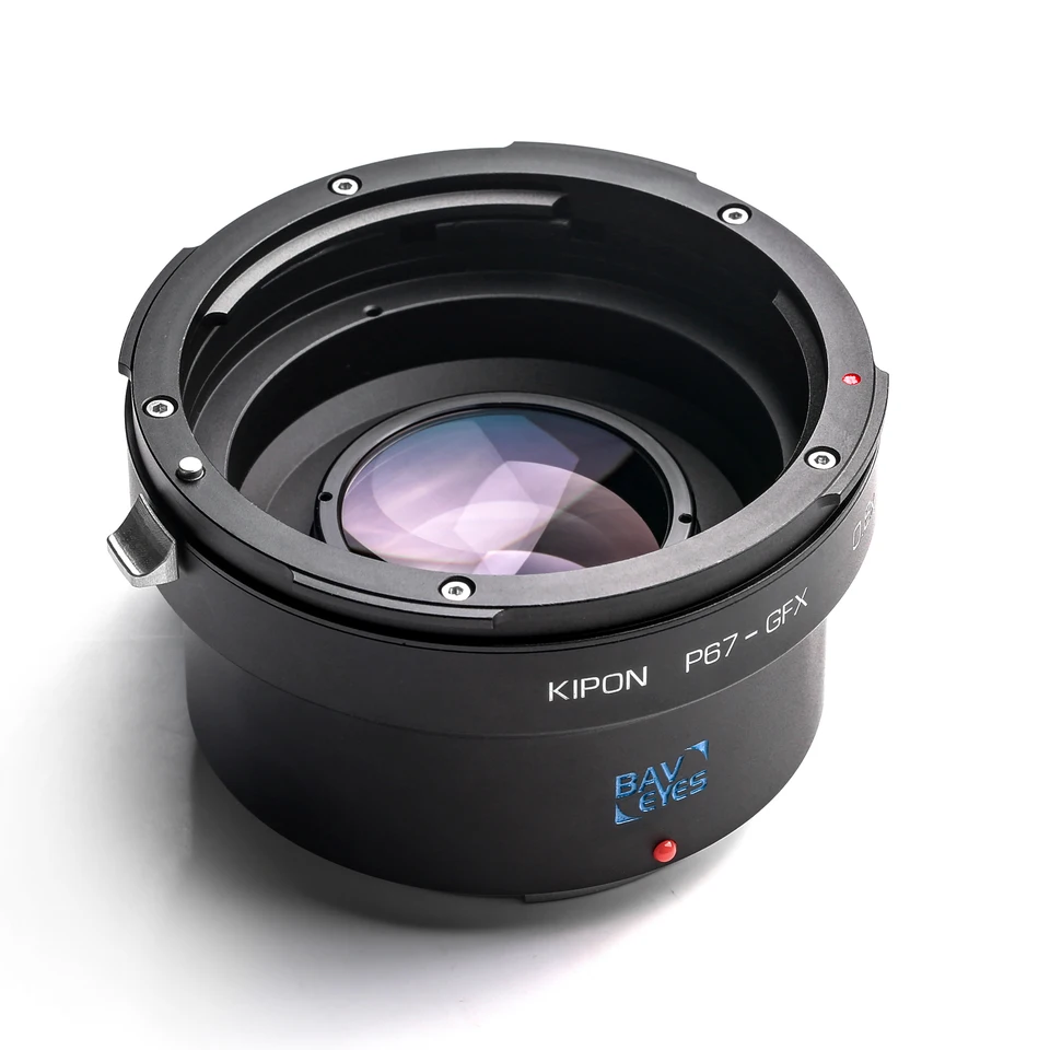 Kipon baveyesフォーカブルリダクション、P67-GFX 0.8x、Fujifilm gfx