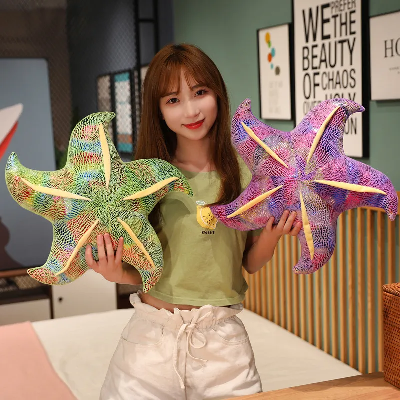 Cartoon Starfish Doll Plush Marine Animal Plush Toy Pillow Birthday Decoration Gifts For Children Kids children s stickers kraft paper reward encourage handmade sticker baking label gift crafts holiday gift wrapping decoration