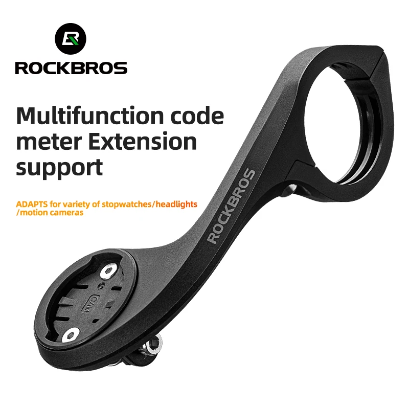 ROCKBROS Nylon Bicycle Light Bracket Holder Cycling Computer Mount For IGS Garmin Bryton GoPro Camera Bike Mount Light Holder