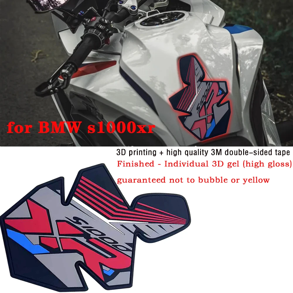 

FOR BMW S1000XR S 1000 XR 2020 2021 2022 Motorcycle Tank Pad Protector Gel Paint Protection 3D pattern fuel tank sticker