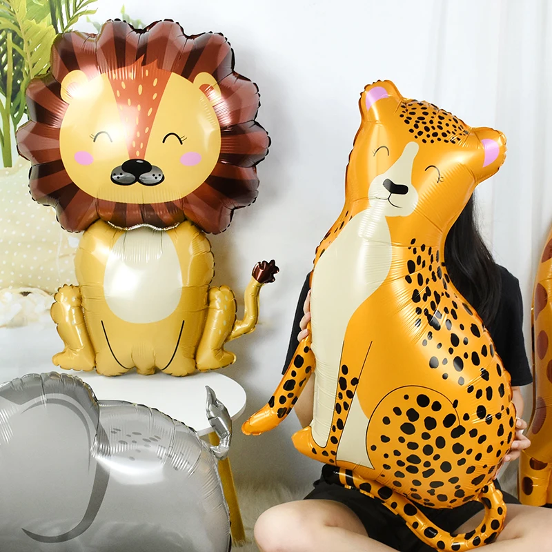 Ballons En Aluminium Singe - Lot De 2, Thème Jungle/safari | Pour Fête Anniversaire Enfant, Décoration - 5