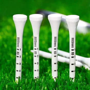 50-Piece Wooden Golf Tees 1
