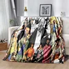 Terence Hill and Bud Spencer Printed Blanket Comedy character Warm Thin Flannel Soft and Comfortable Home Travel Blanket Gift@0 6