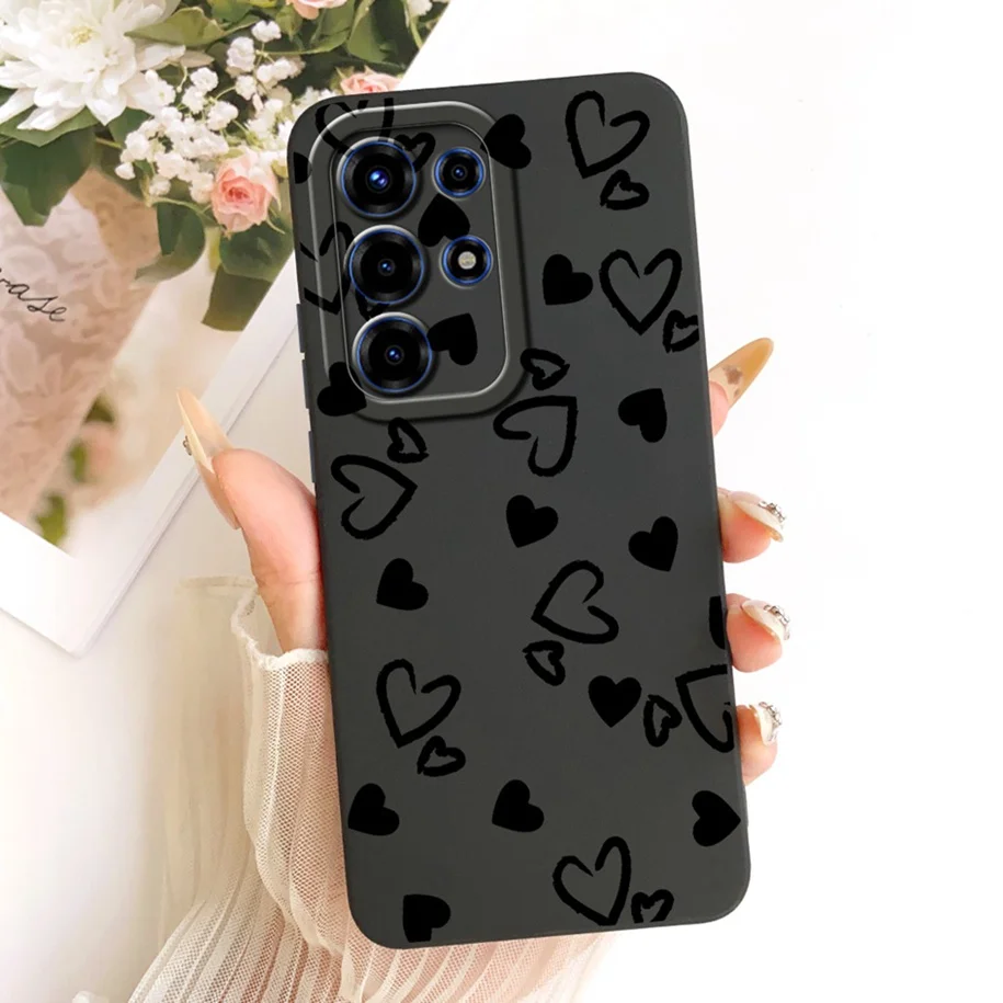 Floral Fashion Soft Silicone Bumper Phone Case in Pink