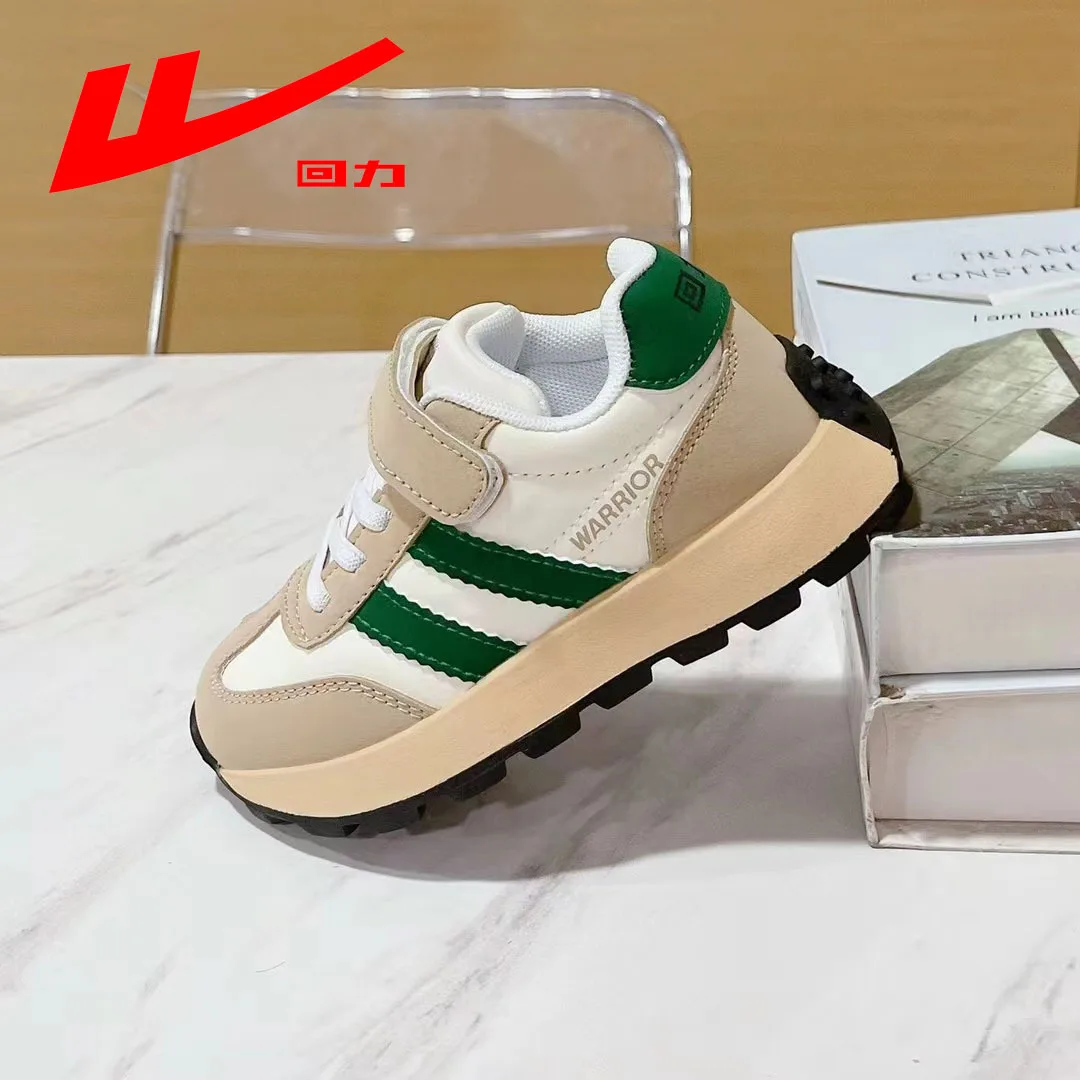 

Warrior children's shoes 2023 new boys and girls breathable mesh casual sports shoes sneakers kids shoes