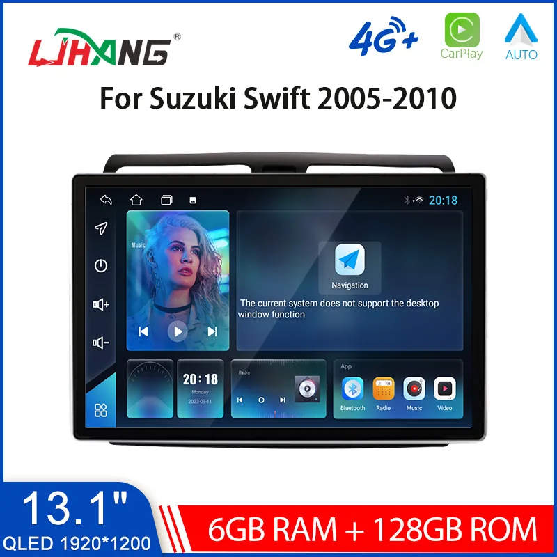 

Автомобильный мультимедийный плеер LJHANG Android 13 для Suzuki Swift 2003-2010, автомагнитола, стерео, аудио, 13,1 дюйма, GPS-навигация, видео DSP