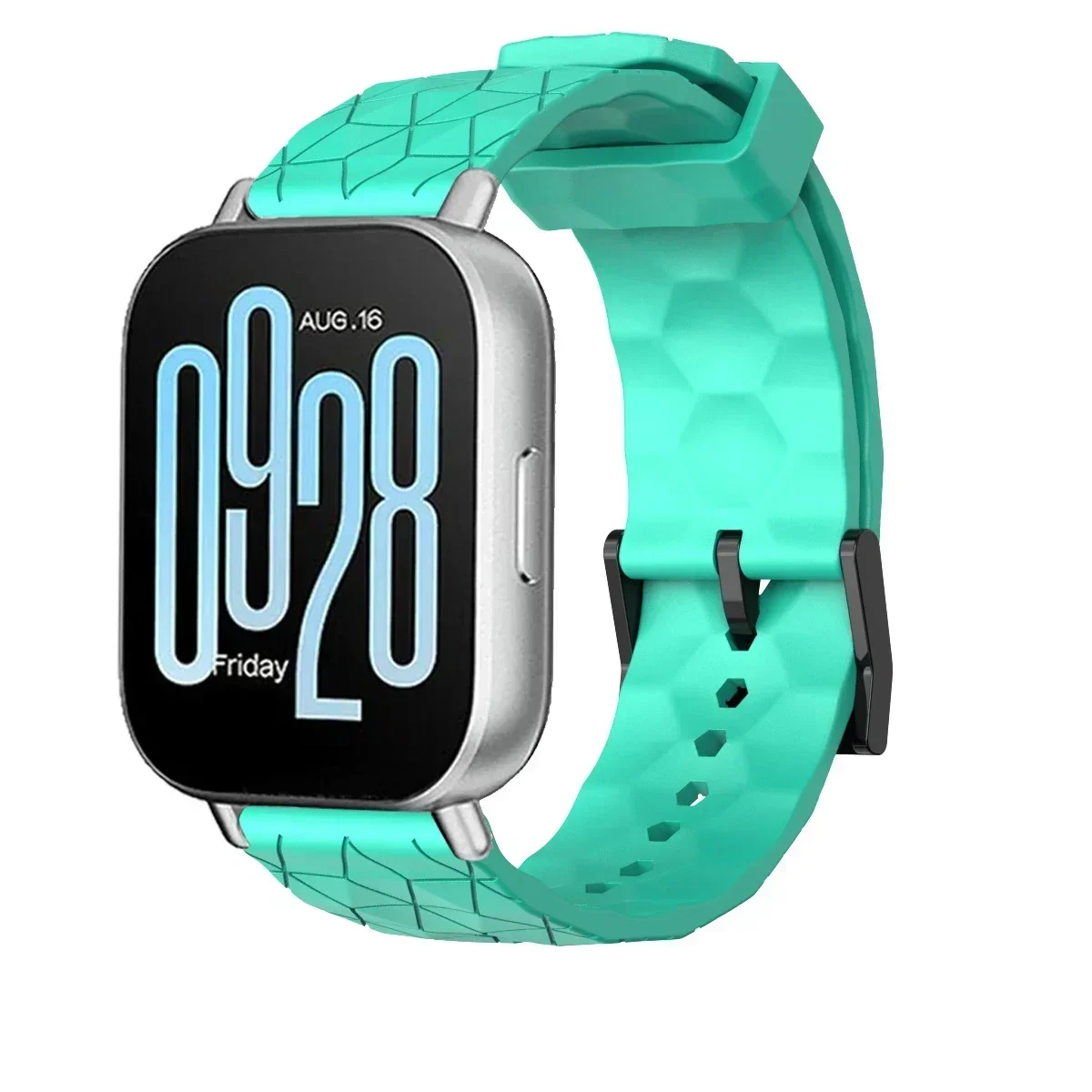 Versatile Silicone Smartwatch Strap - 22mm, Multiple Color Options