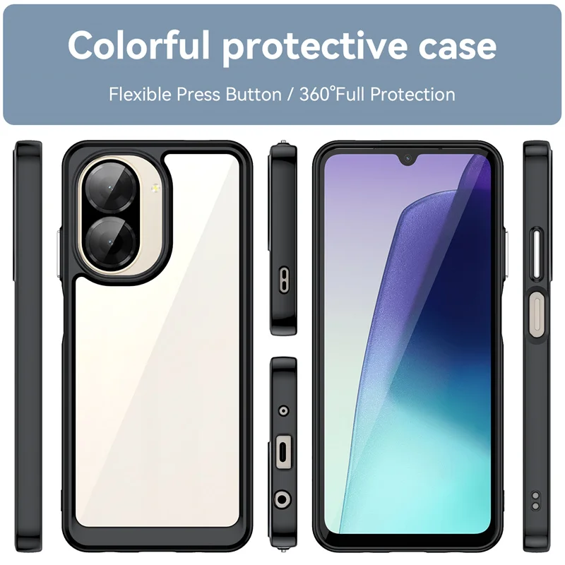 SineOrdo Cover per Xiaomi Redmi A5 4G Custodia, Ultra Sottile Custodia Xiaomi Redmi A5 4G Cover Silicone TPU Case - Trasparente