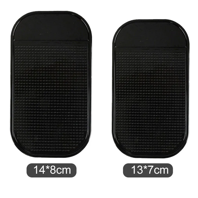 

Car Anti-Slip Mat Pads Black Car Storage Mat Pads Car Non-Skid Mat Auto Silicone Interior Dashboard Phone Slip Storage Mat Pads