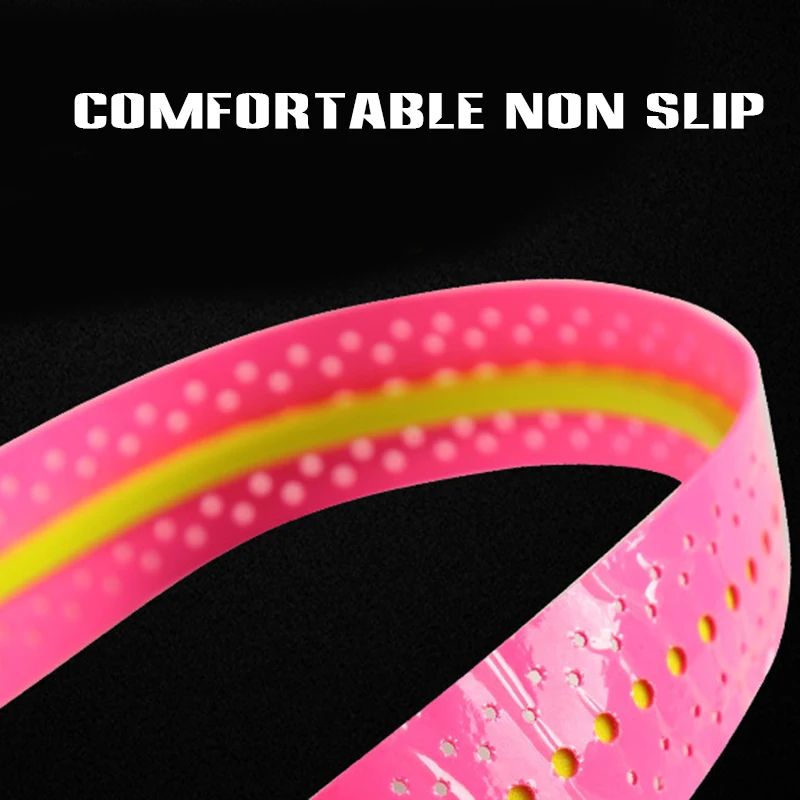 110cm PU Anti-slip Sweatband Badminton Grip Tennis Overgrip Sport Tape Windings Over For Fishing Rod Badminton Accessories