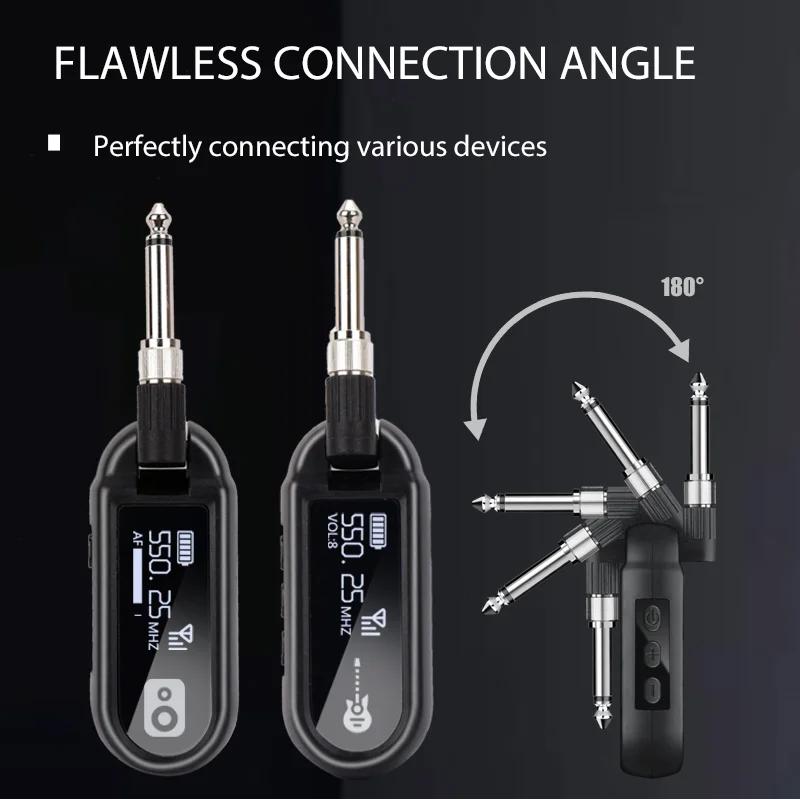 2.4G guitar wireless system transceiver, an audio amplifier that can work for 8-10 hours, for the bass part of electric guitars
