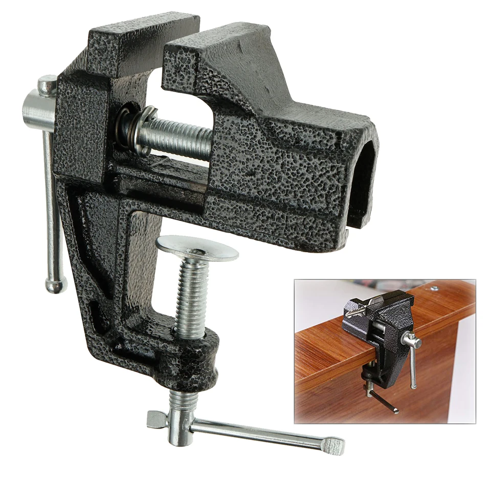 2.4" Mini Table Clamp, Small Bench Vice, New Upgraded Cast - View #9
