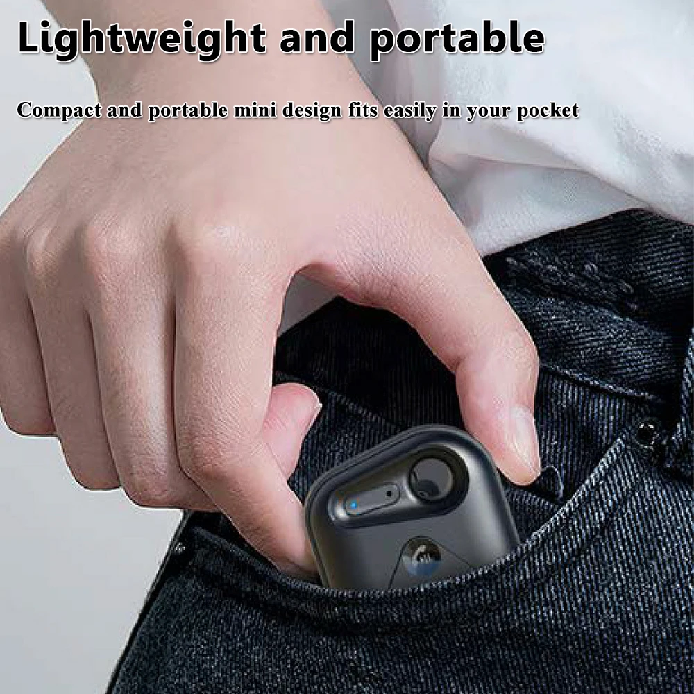 Mini Pocket Bluetooth Speaker Outdoor Wearable Sports Walkman Soundbar Wireless Lossless MP3 Music Player Noise Reduction Calls