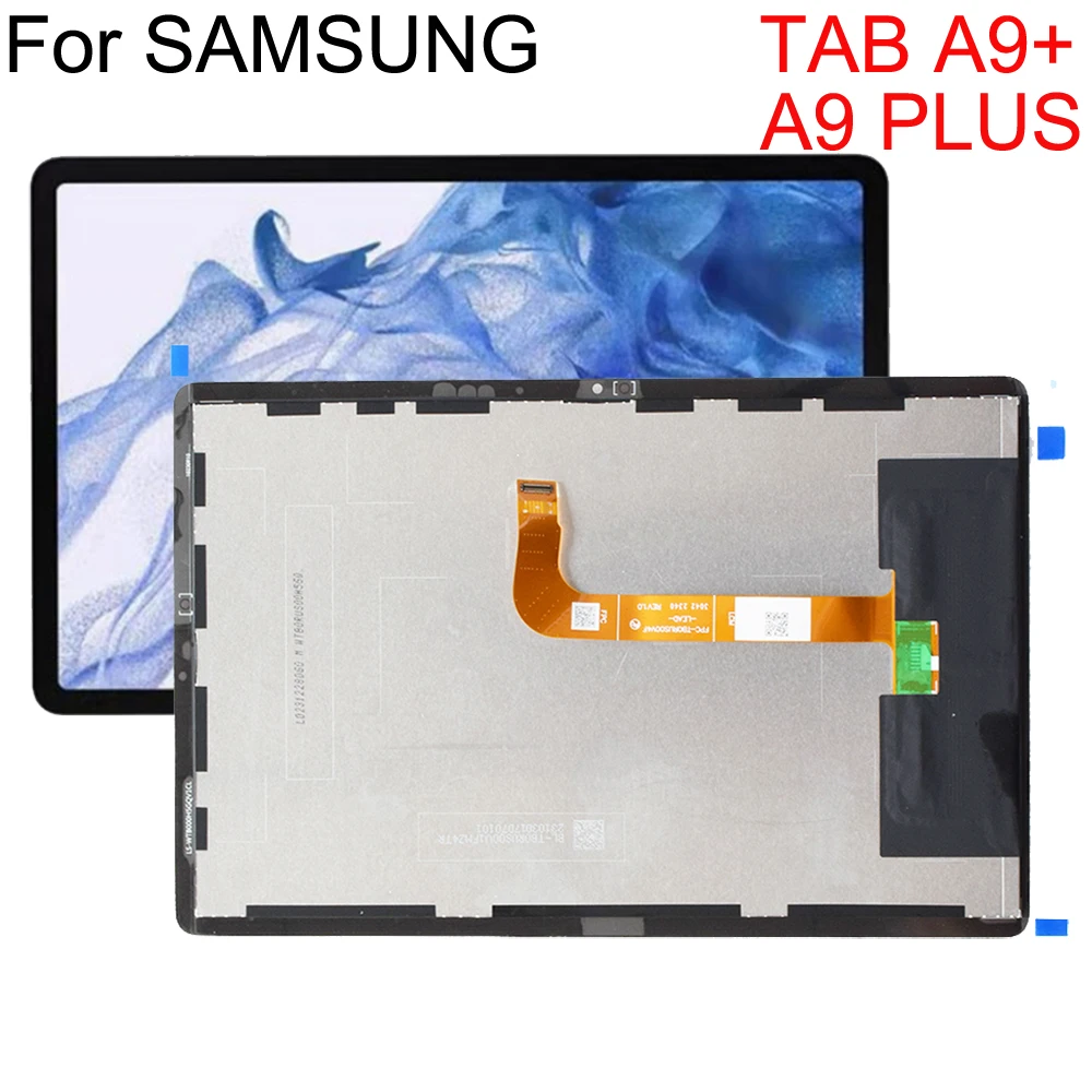 Lcd Display Touch Screen Panel Montagem Digitador Peças de Reposição Samsung Galaxy Tab a9 Mais a9 Plus X210 X211 Novo