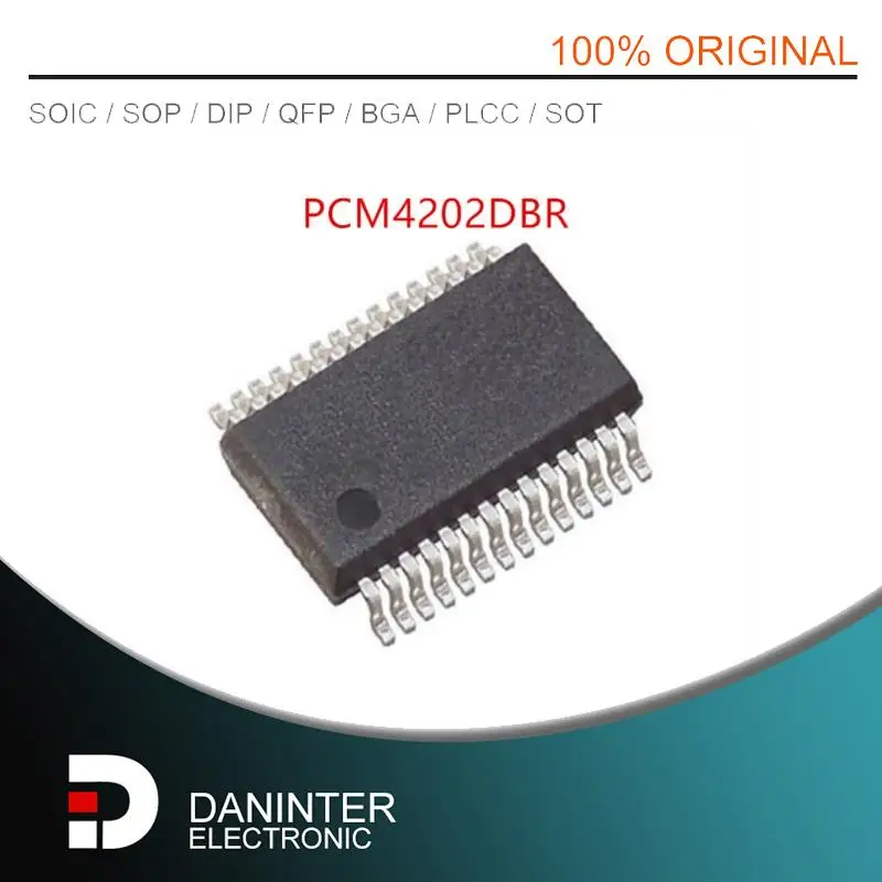 

New 5pcs/lot PCM4202 PCM4202DBR PCM4202DB SSOP28 in stock