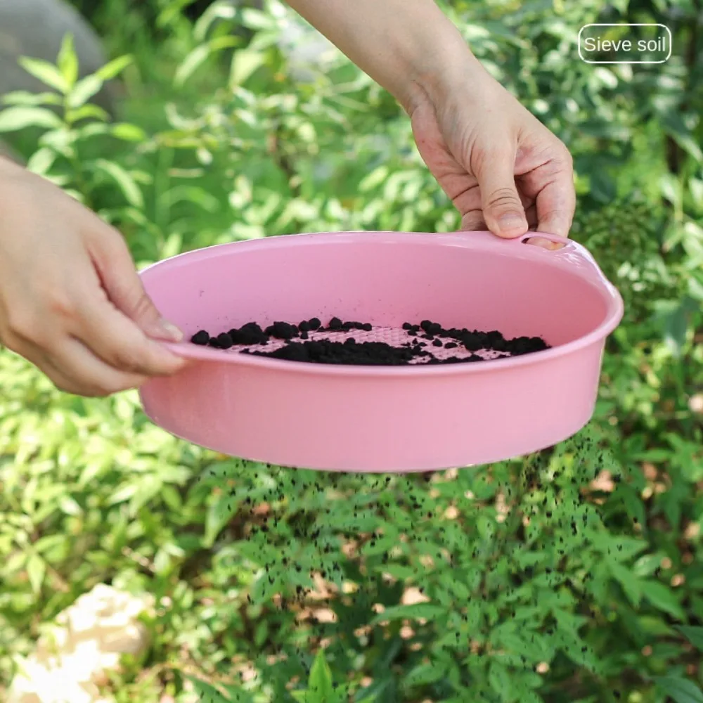 Multi-use Soil Sieve Sifter Round Sifting Strainer Sand Screen Filter Compost