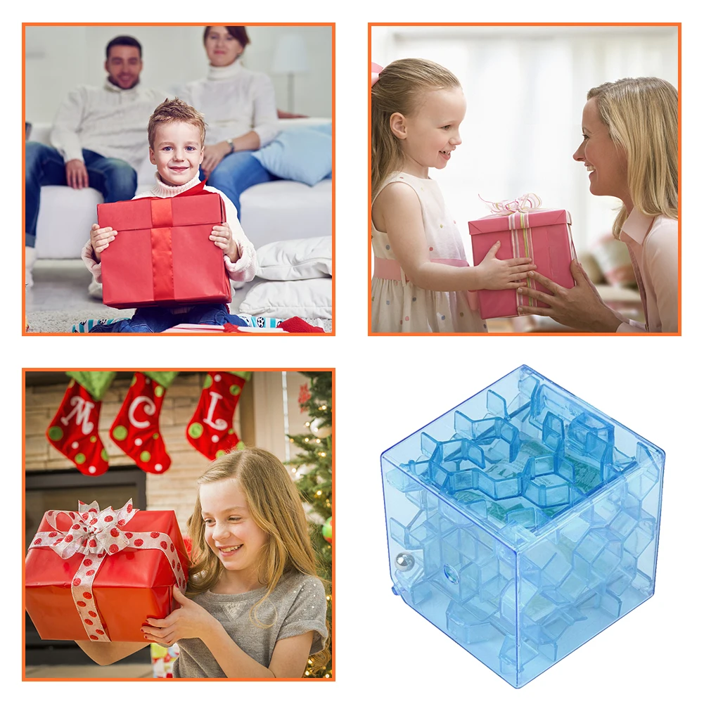 Money Saving Box Perfect Money Holder Puzzle & Brain Teasers Preschool Learning Toy Money Maze Puzzle Box Holder for People You Love