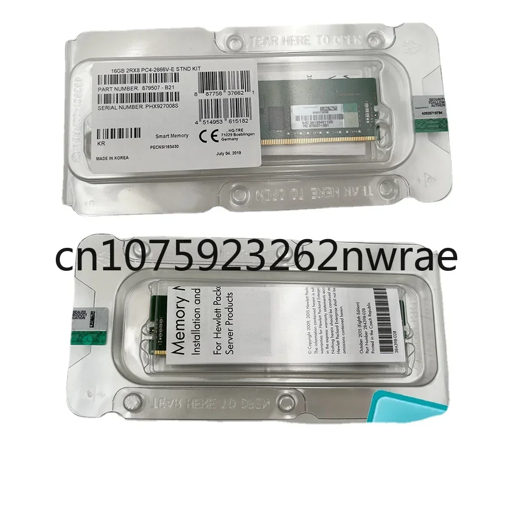 

New For HPE RAM 879507-B21 879527-091 P06773-001 16GB DDR4 2666 ECC Server Memory