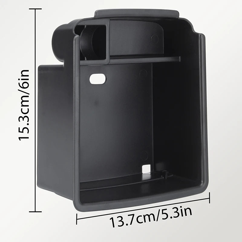 SHAOHAO Compatible Con VW Tiguan MK2 2016-2022 2023 / Seat Tarraco FR Bandeja De La Caja De Almacenamiento Del Reposabrazos Del Coche Consola Central