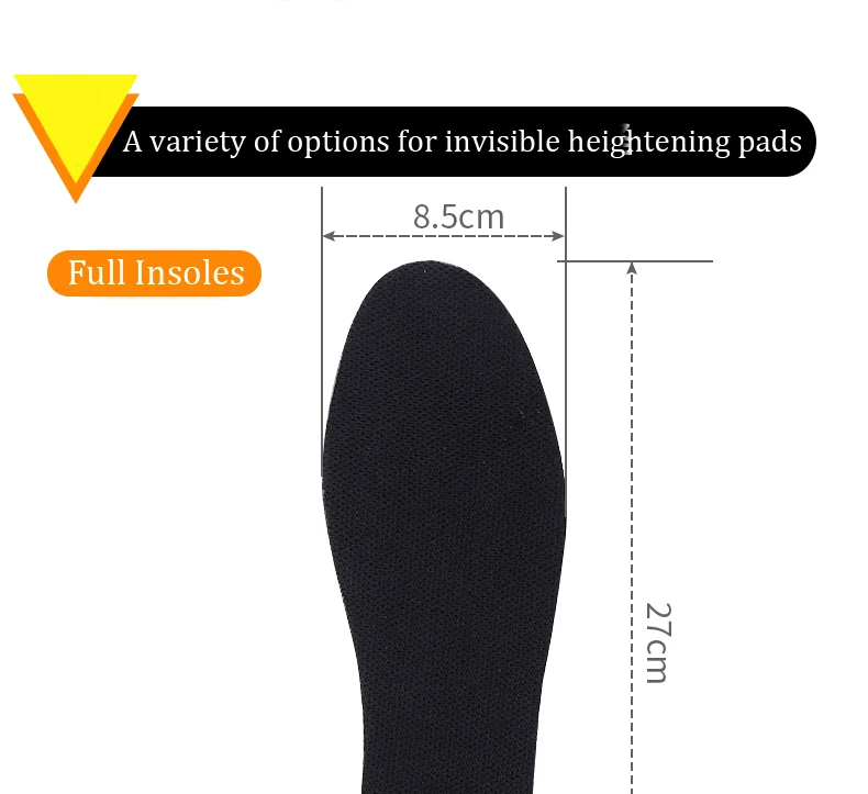 Invisible Height Increase Insole Sneaker Pad - true-deals-club
