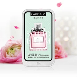 Irresistible Pheromone Solid Perfume Balm for Women - Long - Lasting & Portable Fragrance (Flower Sweetheart)