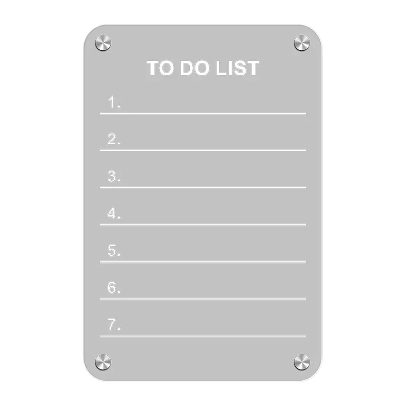 Magnetic Erasable Planner Notepad for Home – Premium Fridge Calendar & Message Board Sticker
