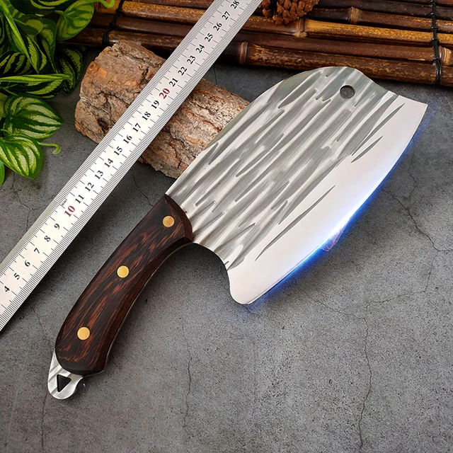 Chef Knife Cleaver Hand Forged  Chef Knife Kitchen Forged - Forged Kitchen  Knife - Aliexpress
