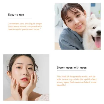 Heallor Natural Double Eyelid Styling Cream Big Eye Transparent Eyelid Glue Super Stretch Fold Lift Eyes Shaping Tools Eyes Make - Thumbnail 6