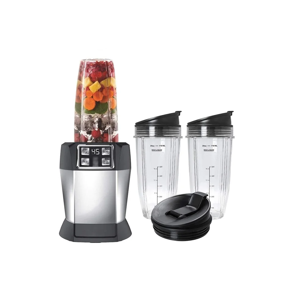 Pezzo di ricambio per Nutri Ninja Blender (confezione da 2) tazze di ricambio adatte per frullatore Nutri Ninja Auto-iQ Series