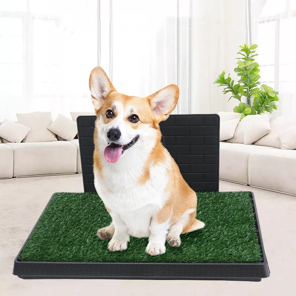 Washable Dog Grass Pad With Tray 3