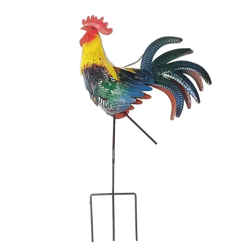 

Rooster Decor Garden Statue Chicken Sculpture Figurines Metal Yard Art Sculpture Outdoor Garden Statues Rooster Sculpture