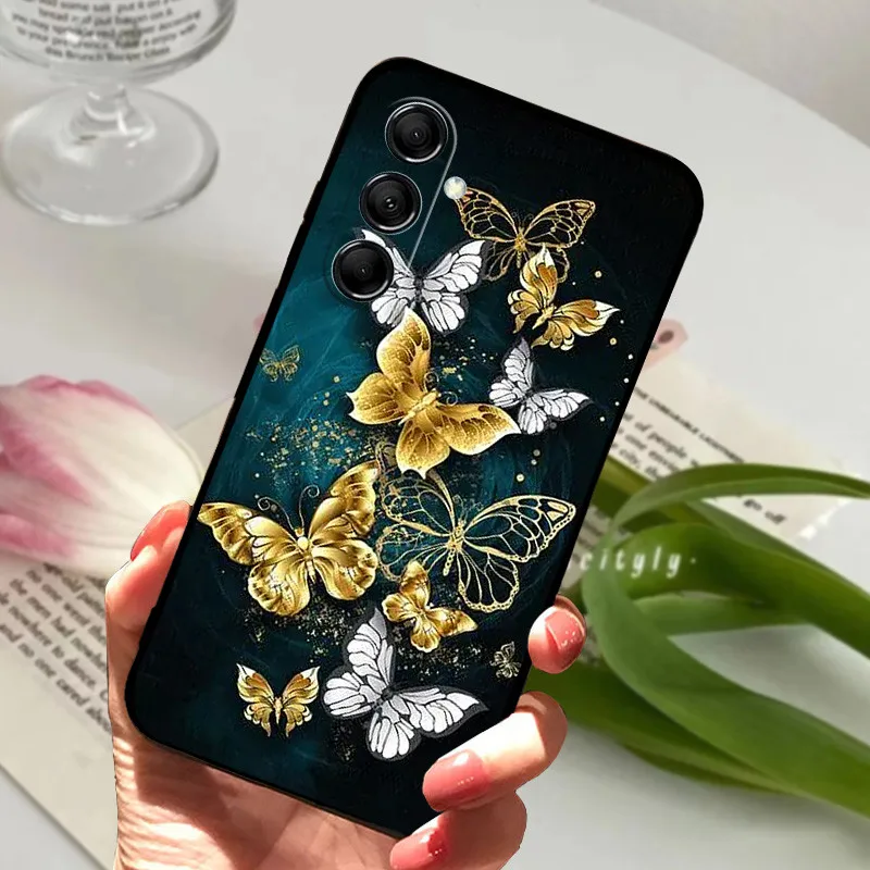 Painted TPU Soft Silicone Black Case - Stylish Bumper Protection