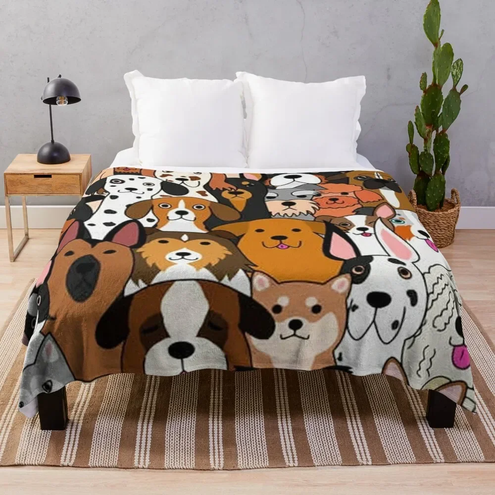

Dog band Throw Blanket warm winter Decoratives Summer Luxury Designer Blankets