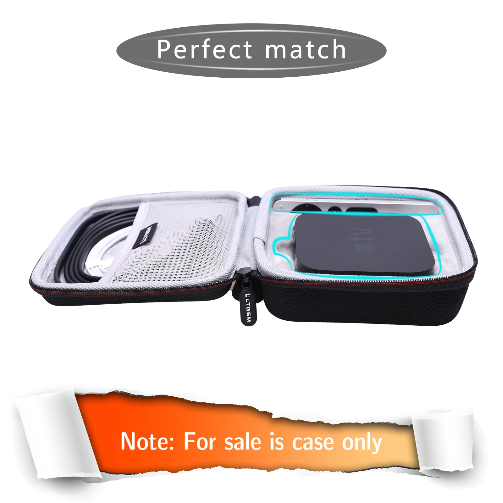 LTGEM EVA Hard Case for 2021 Apple TV HD