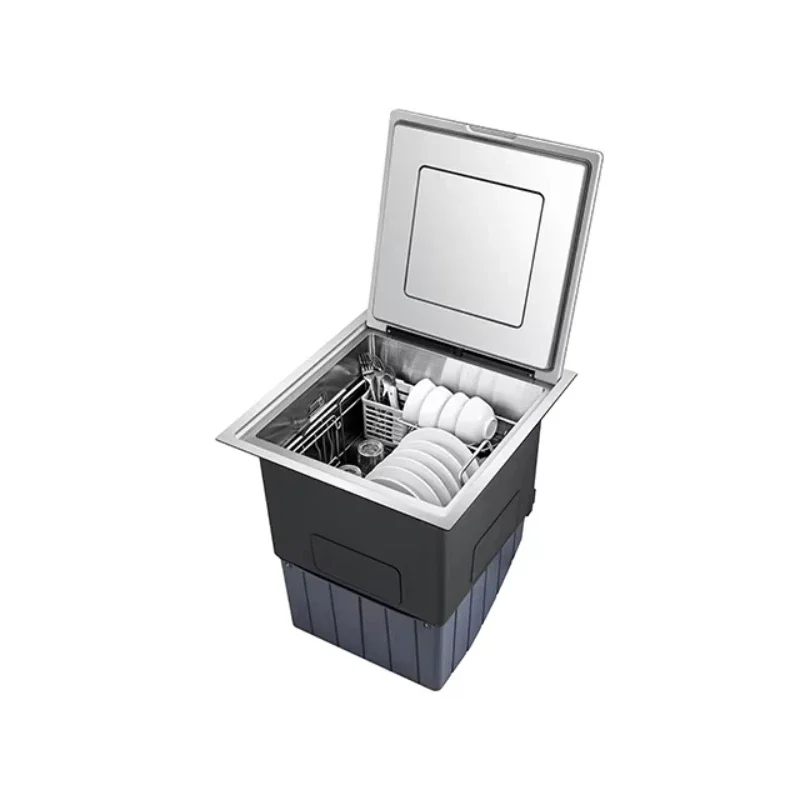 Ultrasonic Automatic Dishwasher, Integrated Built-in Kitchen Sink, Home Customized OEM Intelligent Traditional Stainless Steel 2