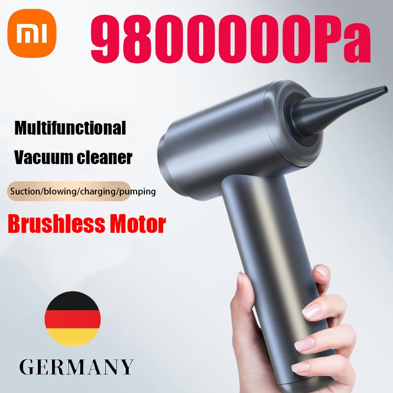 

Xiaomi New Car Vacuum Cleaner 9800000PA Strong Suction Cordless Vacuum Cleaner Wireless Handheld Mini Blower for Home Appliance