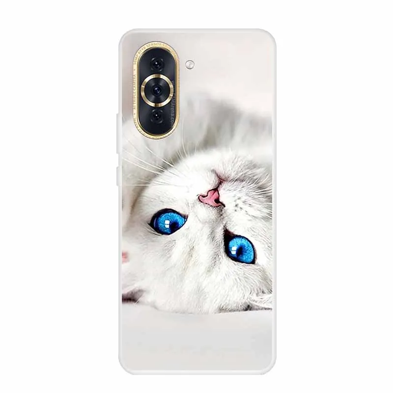 Huawei Nova 10 Pro Clear Marble Soft TPU Silicone Back Cover – Elegant Protective Case