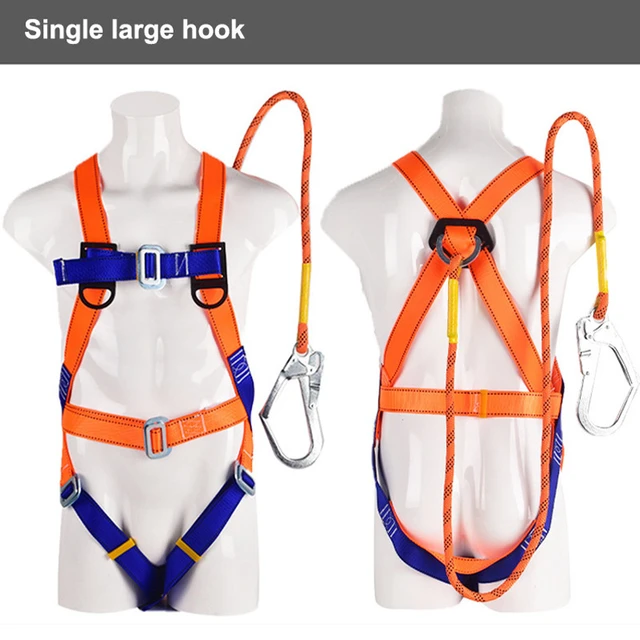 Gorilla Safety Harness With Survival Rope Hook - 5-point Construction Belt