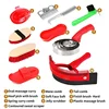 New Horse Grooming Tool Set Cleaning Kit Comb Pet Cleaning Brush Stainless Steel Curry Groomer Tail Comb Kit Scrubber 2