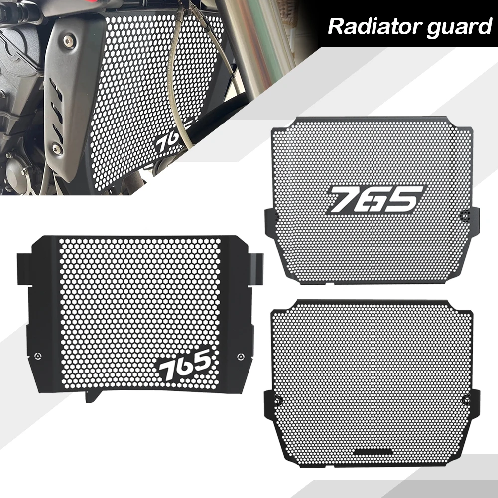 

Motorcycle For Street Triple StreetTriple 765 R RS 2023 2024 2025 Moto2 Edition Radiator Grille Guard Cover Fuel Tank Protecion