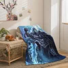 World of Warcraft HD Printed Blankets. Oversized  Sofa Bed Cover Soft and Hairy Blanket Soft Warm Flannel Throw Blankets Gift 6