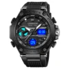 LOQNCE Men Sport Watches Digital Double Time Chronograph Watch Mens LED Chrono Week Display Wristwatches Male montre homme Hour 2