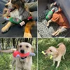 Funny Plush Dog Toys Beer Bottle Shaped Small Large Dogs Squeak Sound Clean Teeth Chew Toy Pets Interactive Playing Supplies 2