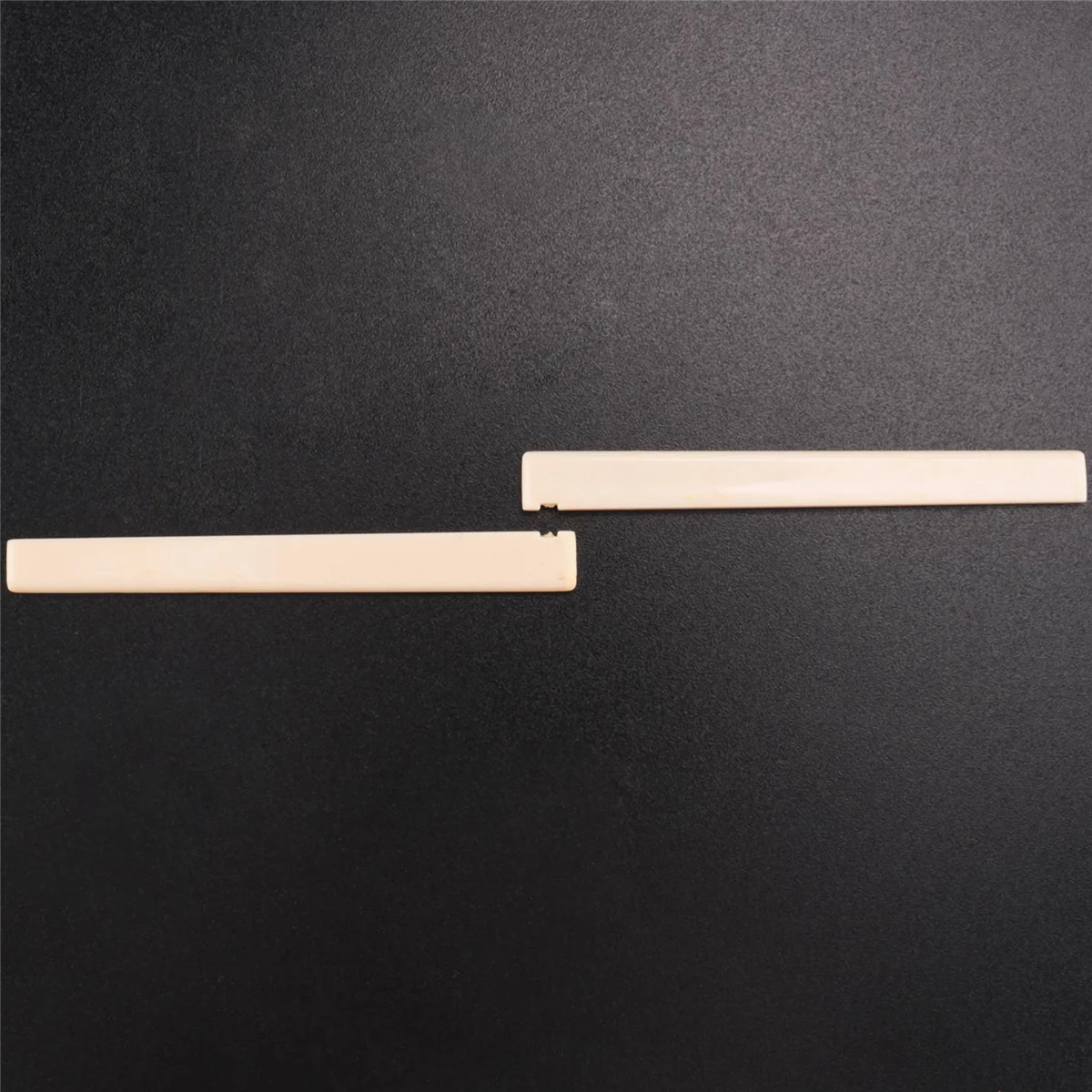 2 Pcs Spare Part Beige Plastic Bridge Saddle Nut for Classical Guitar guitar tool